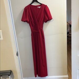 Julia Jordan Red Jumpsuit